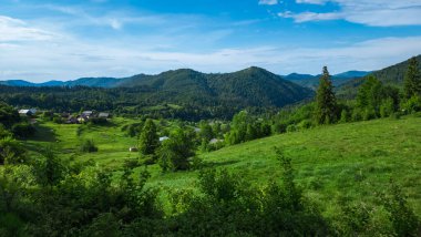 Karpat Dağları'nın güzel manzara