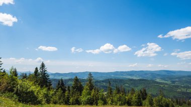 Karpat Dağlarının güzel manzarası