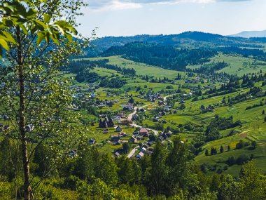 Karpatların güzel manzarası