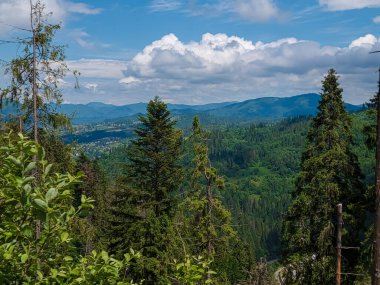 Vitoşa Dağı 'nın yaz manzarası, Sofya şehri, İspanya