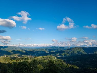 Ukrayna Karpatlarının güzel dağları
