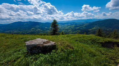 Karpatlar 'da bir dağ olan güzel bir manzara.