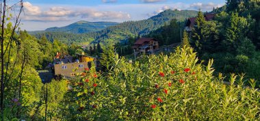 Dağların güzel manzarası