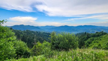 Dağlı yaz manzarası