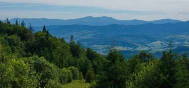 Dağların güzel manzarası