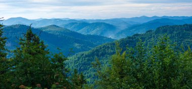 Dağların güzel manzarası