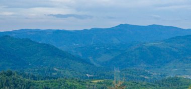 Yazın dağların manzarası