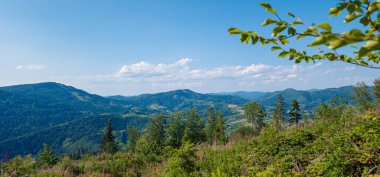 Dağların güzel manzarası