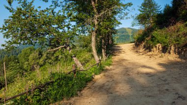 Güzel bir yaz günü dağlarda