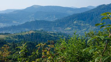 Dağların güzel manzarası