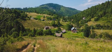 Yaz aylarında Karpat Dağları