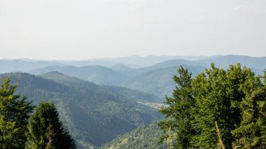Dağlarda dağları olan güzel bir manzara.