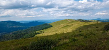 Dağların güzel manzarası