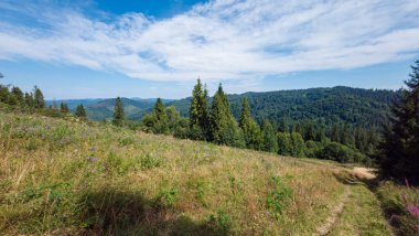 Güzel dağ manzarası, Karpatlar, Ukrayna