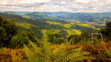 Dağların güzel manzarası