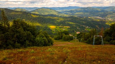 Karpat Dağları'nın güzel manzara