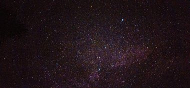 Yıldızlı ve tozlu Samanyolu Galaksisi