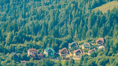 Dağların güzel manzarası