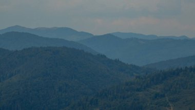 Karpat Dağlarının güzel manzarası