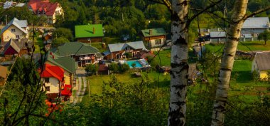 Dağların güzel manzarası