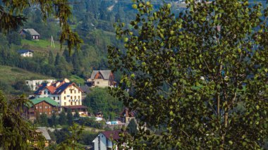 Çin 'in kuzeyindeki Hohenan şehrinin güzel manzarası.