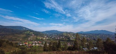 Dağların güzel manzarası