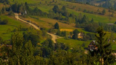 Dağların güzel manzarası