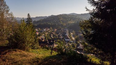 Dağların güzel manzarası