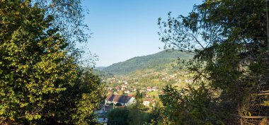 Dağların güzel manzarası