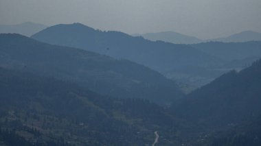 Dağların güzel manzarası