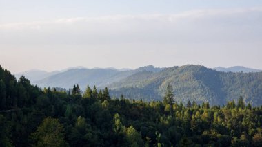 Dağların güzel manzarası
