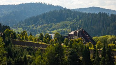 Dağların güzel manzarası