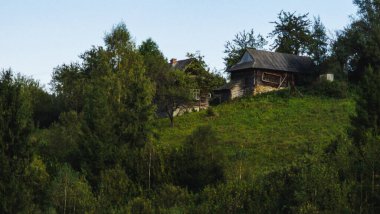 Dağların güzel manzarası