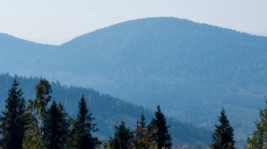 Dağların güzel manzarası