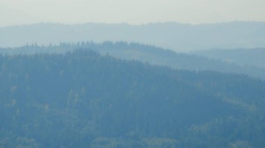 Dağların güzel manzarası