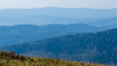 Karpat Dağları 'nın güzel manzarası