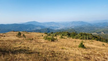 Geğirme dağ zirvesi, rila dağı, bulgarya 'nın inanılmaz hava manzarası