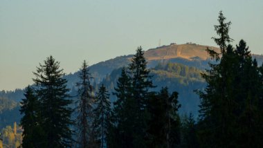 Dağların güzel manzarası