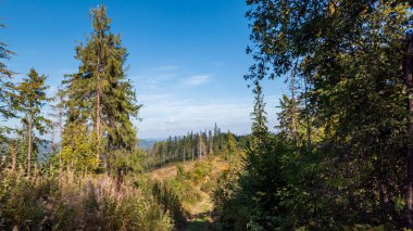 Dağların güzel manzarası
