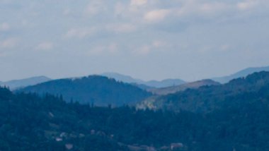 Güzel dağ manzarası. Doğa, seyahat