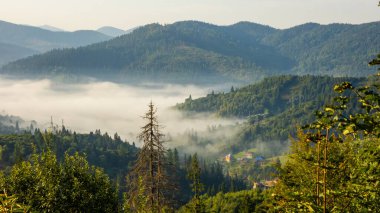 Dağların güzel manzarası