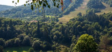 Dağların güzel manzarası