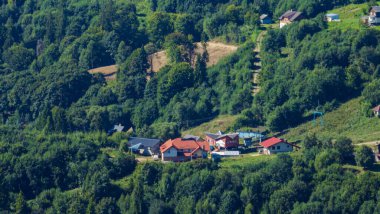 Dağların güzel manzarası