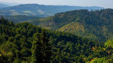 Dağların güzel manzarası