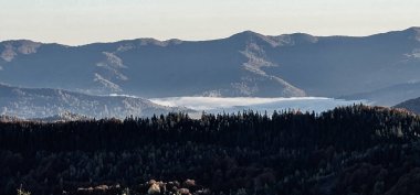 Karpat Dağlarının güzel manzarası