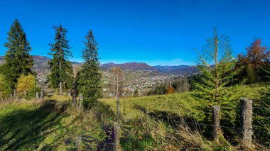 Dağların güzel manzarası