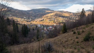 Karpat Dağlarının güzel manzarası