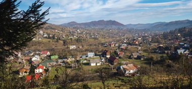Dağların güzel manzarası