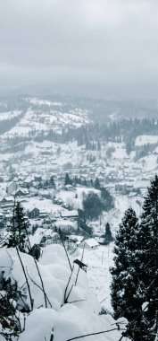 Dağlarda dağları olan güzel bir manzara.