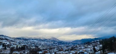 Dağların güzel manzarası